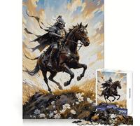 Samurai on Horseback 1000 Piece Jigsaw Puzzles for Adults Teenagers Intellect Toy Home Enjoy Quality Cut Classic Gift (38x26cm)