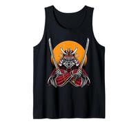 Samurai Oni Holding Katana Tank Top