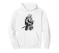 Samurai Otter Katana Warrior Japanese Ink Ukiyo-e Art Japan Pullover Hoodie