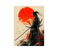 Samurai Paint by Numbers for Adults Samurai Sword Canvas for Painting by Numbers for Adults 38x28in Paintings Canvas Wall Art Supplies with Acrylic Paint Set and Brush for Gifts for Women GYYH-0518