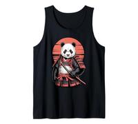 Samurai Panda Bear Katana Sword Pandas Tank Top
