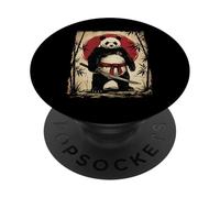 Samurai Panda Japanese Art Panda Warrior Martial Art PopSockets Adhesive PopGrip