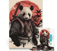 Samurai Panda Uikyo 1000 Piece Jigsaw Puzzle for Teenagers Intellect Toy Mental Relax Quality Cut (50x75cm)