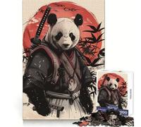 Samurai Panda Uikyo 1000 Piece Jigsaw Puzzle for Teenagers Intellect Toy Mental Relax Quality Cut (50x75cm)
