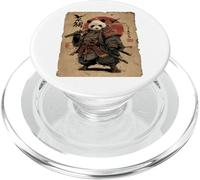 Samurai Panda ukiyo-e Warrior Japanese Ninja Anime PopSockets PopGrip for MagSafe