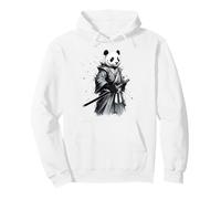 Samurai Panda Warrior Japanese Ink Art Graphic Ukiyo-e Art Pullover Hoodie