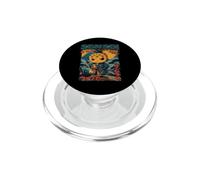 Samurai Pineapple Warrior Old Ukiyo Artwork Sensei Samurai PopSockets PopGrip for MagSafe