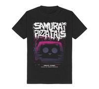Samurai Pizza Cats Press Start Cover T-shirt black XL