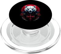 Samurai Polar Bear PopSockets PopGrip for MagSafe