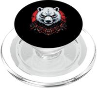 Samurai Polar Bear PopSockets PopGrip for MagSafe