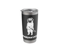 Samurai Pug | Funny Katana Warrior Dog Stainless Steel Insulated Tumbler