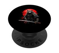 Samurai Raccoon PopSockets Adhesive PopGrip