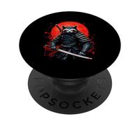 Samurai Raccoon PopSockets Adhesive PopGrip