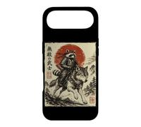 Samurai Raccoon Riding Wolf Japanese Warrior Anime Case for iPhone Air