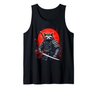 Samurai Raccoon Tank Top
