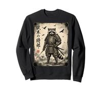 Samurai Raccoon Warrior Katana Japanese Art Trash Panda Sweatshirt