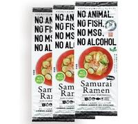 Samurai Ramen UMAMI 2 Servings x 3 Packs - Vegan Japanese Instant Ramen, No MSG, Made in Japan