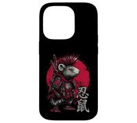 Samurai Rat - Japanese Dark Art Motif Case for iPhone 14 Pro