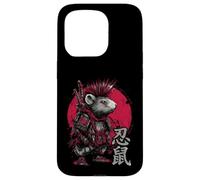 Samurai Rat - Japanese Dark Art Motif Case for iPhone 15 Pro