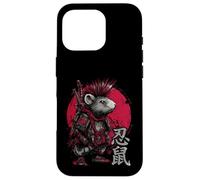 Samurai Rat - Japanese Dark Art Motif Case for iPhone 16 Pro