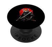 Samurai Red Panda PopSockets Adhesive PopGrip