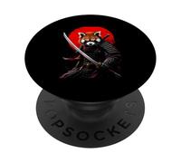 Samurai Red Panda PopSockets Adhesive PopGrip