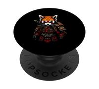 Samurai Red Panda PopSockets Adhesive PopGrip