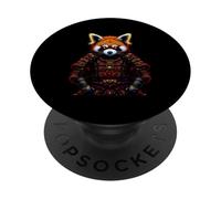 Samurai Red Panda PopSockets Adhesive PopGrip