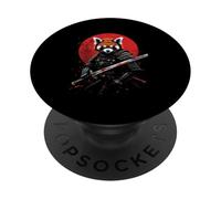 Samurai Red Panda PopSockets Adhesive PopGrip