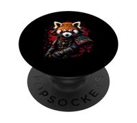 Samurai Red Panda PopSockets Adhesive PopGrip