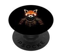 Samurai Red Panda PopSockets Adhesive PopGrip