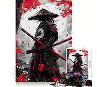 Samurai Revenge 1000 Piece Jigsaw Puzzles for Adults Jigsaw Recall Boost Mental Relax Smooth Cut Birthday Gift (38x26cm)