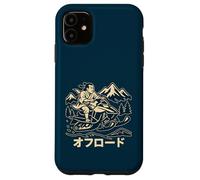 Samurai Riding Snowmobile Off-Road Japanese Case for iPhone 11