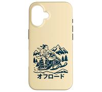 Samurai Riding Snowmobile Off-Road Japanese Case for iPhone 16