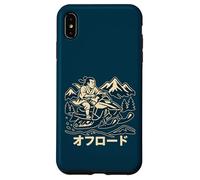 Samurai Riding Snowmobile Off-Road Japanese Case for iPhone XS Max