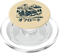 Samurai Riding Snowmobile Off-Road Japanese PopSockets PopGrip for MagSafe