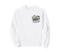 Samurai Riding Snowmobile Off-Road Japanese Sweatshirt