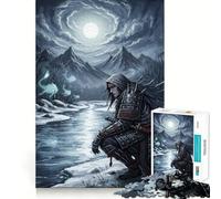 Samurai River 1000 Piece Jigsaw Puzzle for Teenagers Intellect Toy Mental Relax Quality Cut (50x75cm)