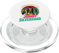 Samurai Rock Star Johnny Silverhand, motivational design PopSockets PopGrip for MagSafe