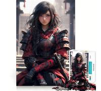 Samurai Romance Teenagers 1000 Piece Jigsaw Puzzle Logic Boost Toy Indoor Fun Premium Edge Memorable Gift (38x26cm)