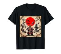 Samurai Rooster Warrior Japanese Mythology Art T-Shirt