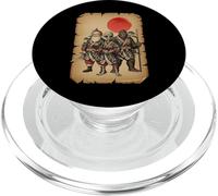 Samurai Santa Alien Bigfoot Japanese Christmas PopSockets PopGrip for MagSafe