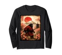 Samurai Sasquatch Japanese Vintage - Sasquatch Graphic Long Sleeve T-Shirt