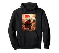 Samurai Sasquatch Japanese Vintage - Sasquatch Graphic Pullover Hoodie