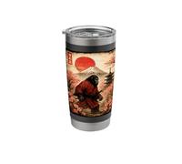 Samurai Sasquatch Japanese Vintage - Sasquatch Graphic Stainless Steel Insulated Tumbler