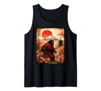 Samurai Sasquatch Japanese Vintage - Sasquatch Graphic Tank Top