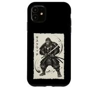 Samurai Sasquatch Japanese Vintage Warrior Graphic Big Foot Case for iPhone 11