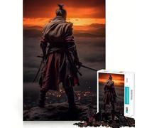 Samurai Sekiro Vintage Jigsaw Puzzle for Teenagers 1000 Pieces Boost Recall Tension Relief Tight Edge Fine Art Piece (50x75cm)