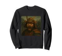 Samurai Selfie Zombies Apocalypse Humor Funny Halloween Sweatshirt