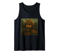 Samurai Selfie Zombies Apocalypse Humor Funny Halloween Tank Top